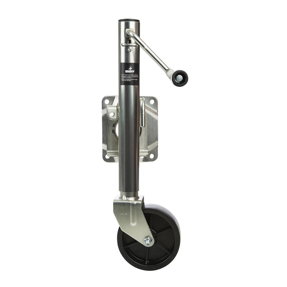 Husky Towing Side-Wind Swivel Jack, 1,000 Pound Capacity • 30655