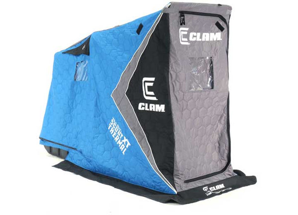 Clam Scout XT Thermal Fish Trap 1 Person Portable Ice Fishing Shelter • 116847