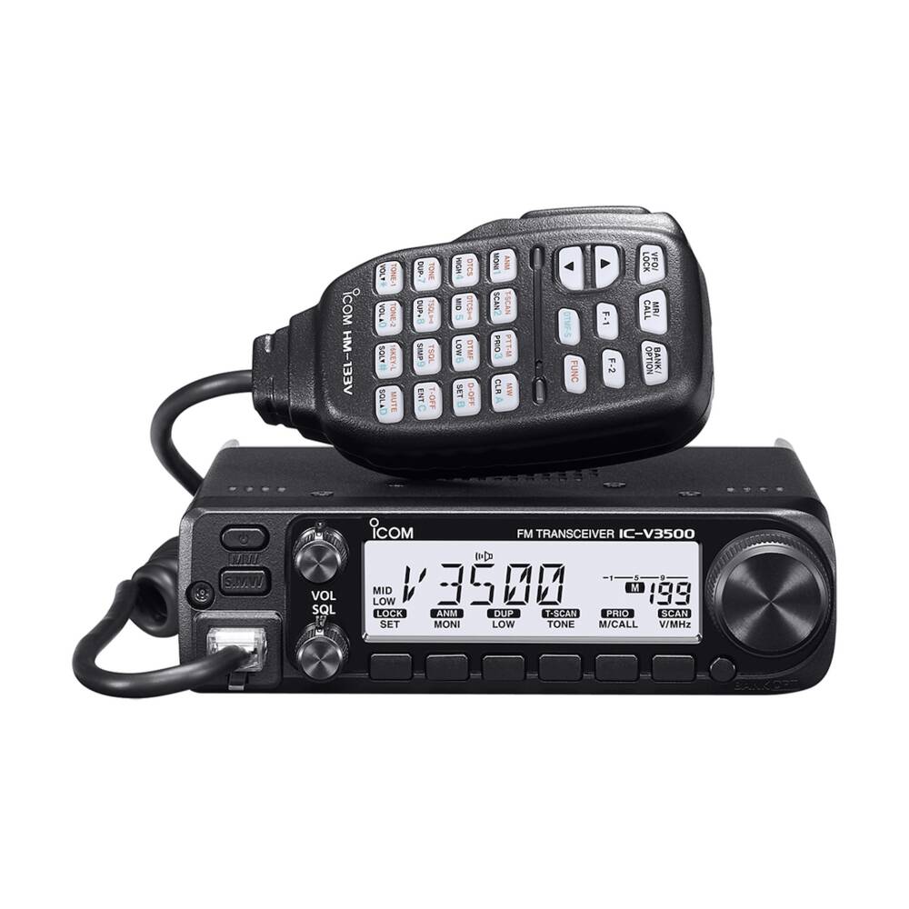 Icom 65W 144MHz FM Mobile Transceiver • V3500 65 USA