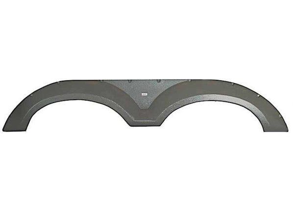 Icon 76-1/2"L x 15"H (9-3/4" Arch Heigh) Olive Gray Tandem Fender Skirt for Coachmen Chaparral Model • 12600