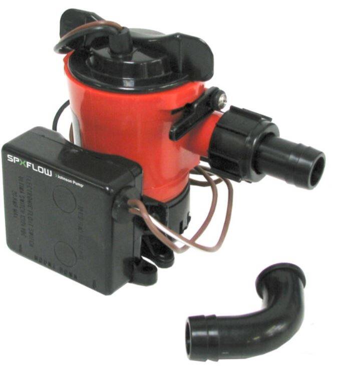 Johnson Pump Ultima Combo Bilge Pump,1000 GPH, 12V • 07903-00