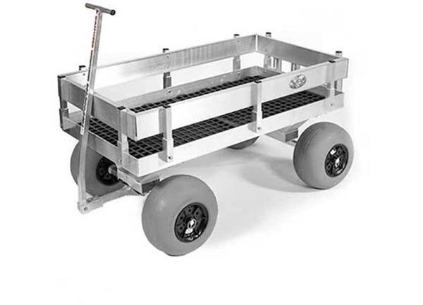 Kahuna Wagons Big Kahuna Beach Wagon with UV Decking • ALUM315