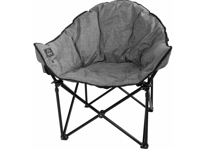 Kuma Outdoor Gear Lazy Bear Heated Chair with Power Bank - Heather Grey • 846-KM-LBHCH-HG