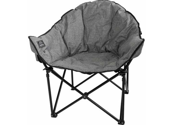Kuma Outdoor Gear Lazy Bear Heated Chair with Power Bank - Heather Grey • 846-KM-LBHCH-HG