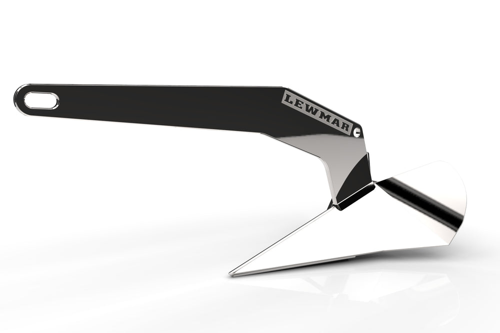 Lewmar DTX 14 lb Stainless Steel Plow Anchor • 0057206