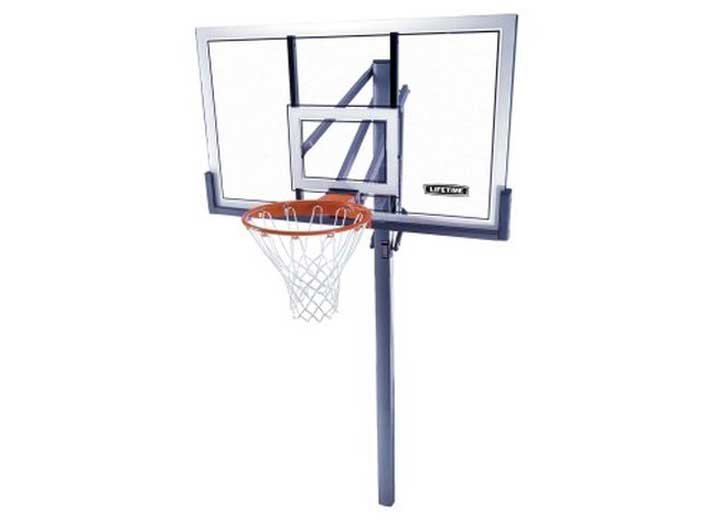 Lifetime Adjustable In-Ground Basketball Hoop - 54-inch Acrylic • 78888