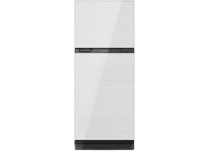 Lippert 12V RV Refrigerator - 10 cu. ft. with Glass Doors, Right Hinge, Stainless Steel • 2021123764