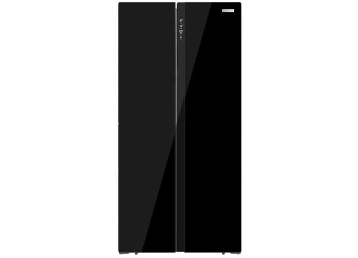 Furrion Arctic 16 cu. ft. 12V Side-by-Side Residential-Style Refrigerator - Black Glass • 2021123815