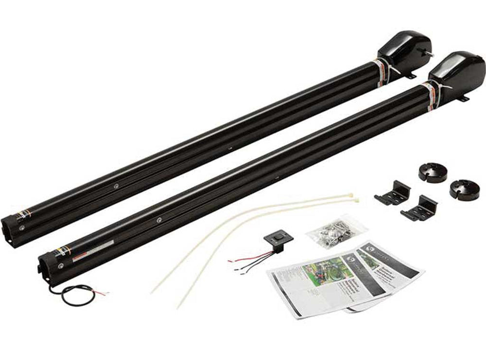 Lippert Solera 3000 Series Universal RV Awning Arms & Hardware Kit - Short, Black • 2023052355
