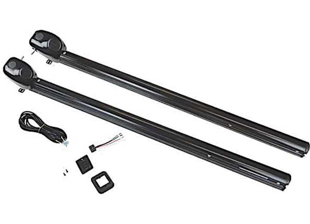 Lippert Solera Speaker Head Power Hardware Kit for Flat Awnings (69" Arms) Black • 351396