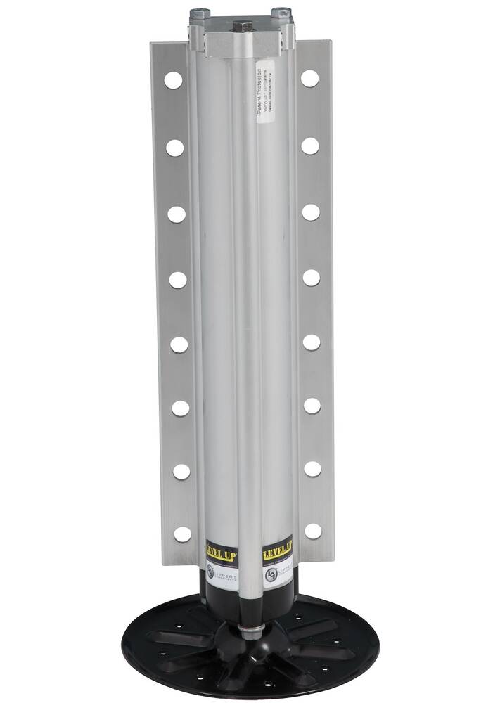 Lippert Aluminum Hydraulic Leveling Jack Assembly with 14,000-lb. Weight Capacity and 9" Footpad • 2365601