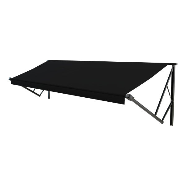 Lippert Power & Hybrid 20'W x 8'Ext. Black Vinyl Hybrid RV Patio Awning Roller Assembly & Black End Caps • V000211518