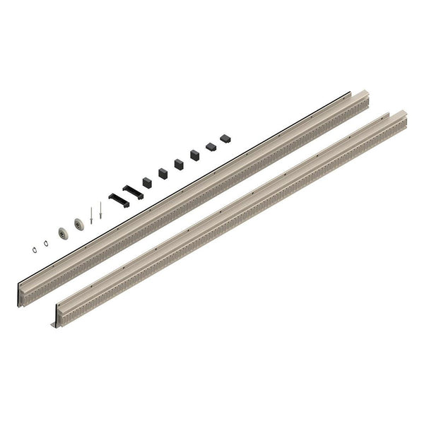 Lippert Inverted Dual Rack Repair Kit - Fixed Side - Clear • 366158