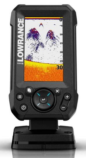 Lowrance Eagle 4x with Bullet Skimmer Transducer • 000-16110-001