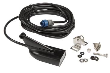 Lowrance Transom/Trolling Motor-Mounted, 455 kHz/800 kHz DownScan Transducer • 000-10976-001