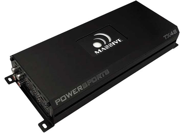Massive 200 Watts X 4 @ 4 Ohm RMS Marine 4 Channel Amplifier • TX48