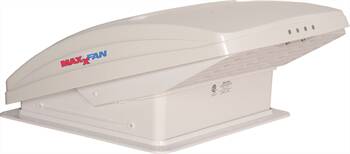 Maxxair Maxxfan Deluxe Roof Vent with White Manual Lid & 4-Speed Fan • 00-05301K