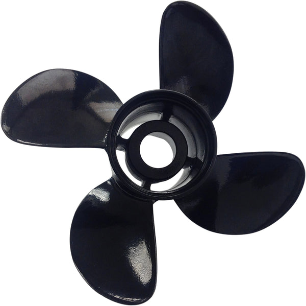 Michigan Wheel Vortex XHS Series 11-1/2"D x 8"P RH Rotation 4-Blade Aluminum Thru Hub Exhaust Propeller • 992401