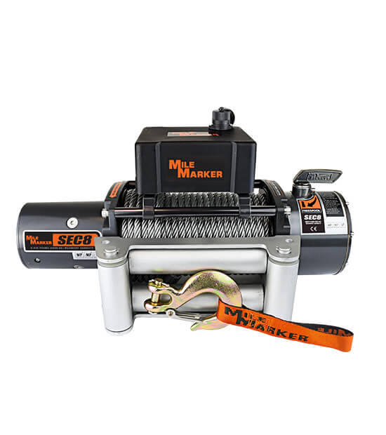 Mile Marker SEC 8 8,000 Lb Winch w/ 100' Wire Rope • 77-50141W