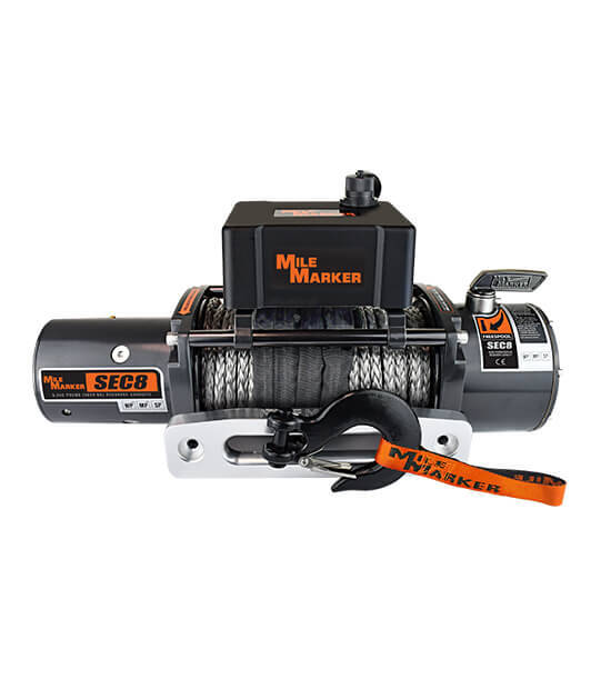 Mile Marker SEC 8 Scout Winch with Synthetic Rope • 77-53141W