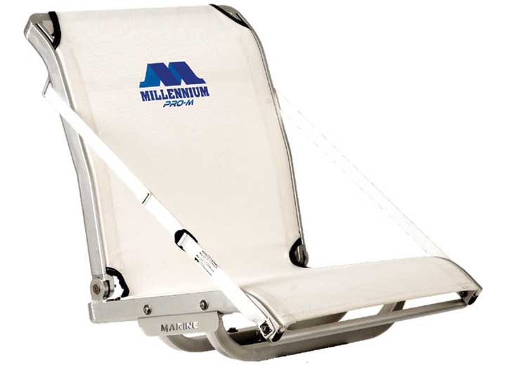 Millennium Marine Pro-M 100 White Boat Seat • P-100-WH