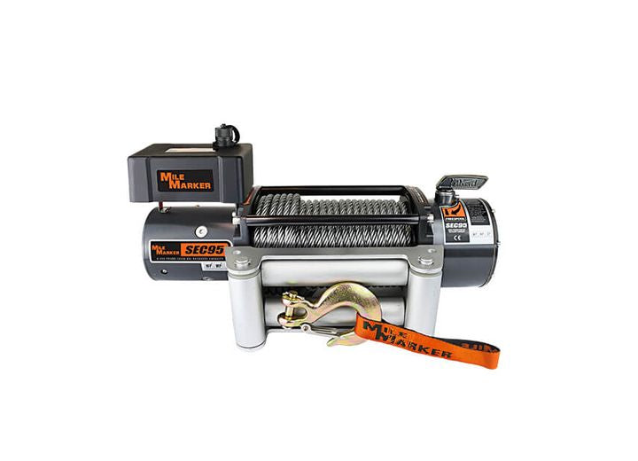 Mile Marker SEC95 9500 LB Winch, Steel Cable • 76-50246BW