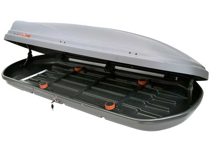 Malone Profile18S Rooftop Cargo/Ski Box (18 cubic feet) Grey • MPG910