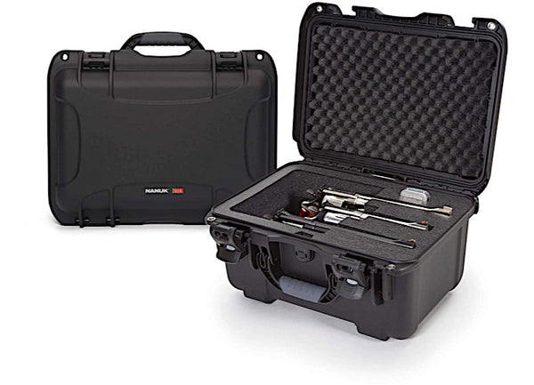 Nanuk 918 Waterproof Hard Case with Foam Insert for Revolver, Black • 918-REV01