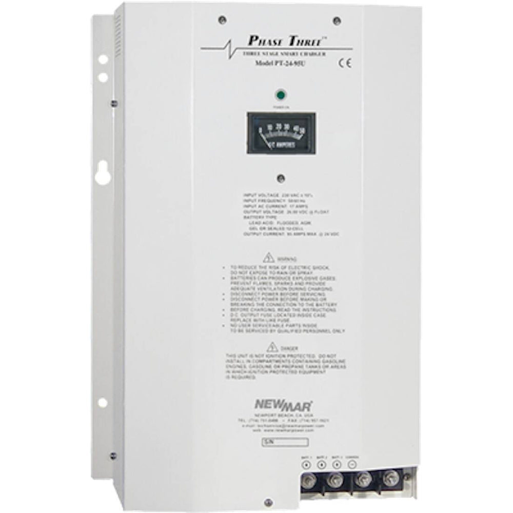 Newmar 95A 24V 3-Bank Battery Charger • PT-24-95U