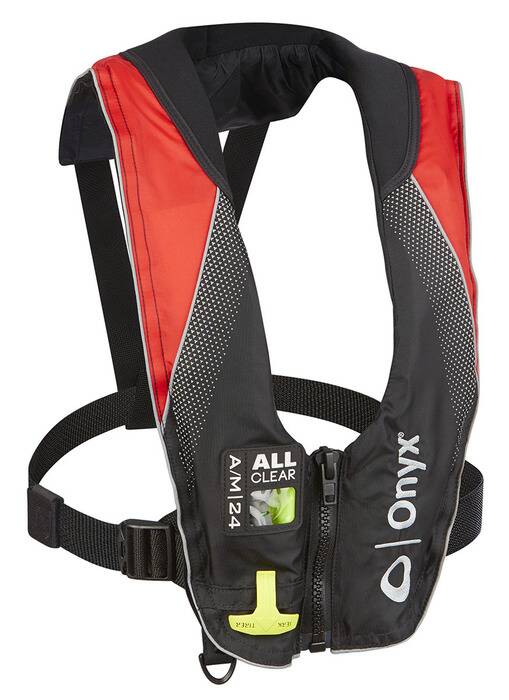 Onyx Outdoor A/M-24 All Clear Automatic/Manual Inflatable Life Jacket • 132200-100-004-20