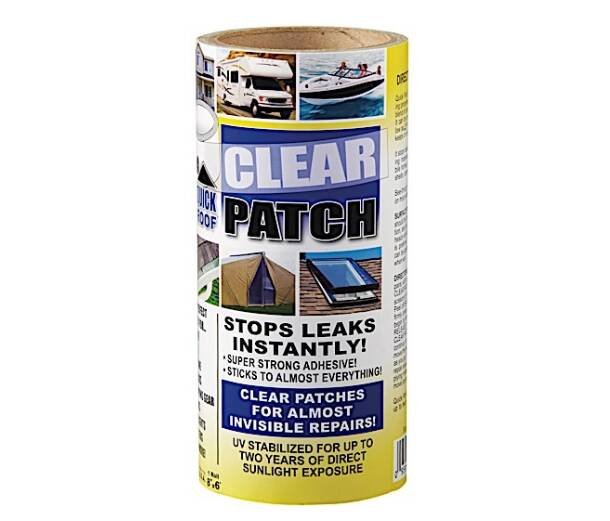 CoFair Quick Roof Multi-Purpose Clear Roll Tape 8"W x 6'L • QRCP86