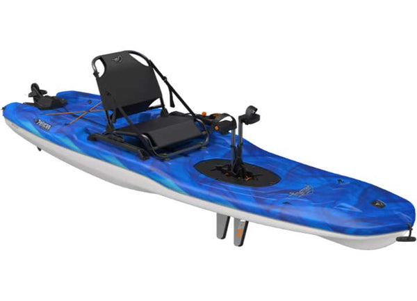 Pelican Getaway 110 HDII Recreational Pedal Kayak, Vapor Blue • MHP10P101