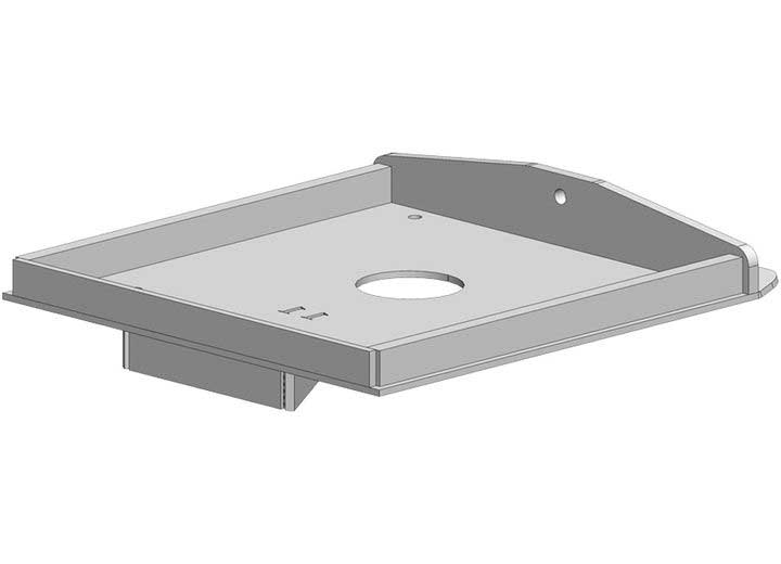 PullRite SuperGlide Quick Connect Capture Plate for 12-3/4" Wide Lippert # 1621 HD Long Pin Boxes • 331711
