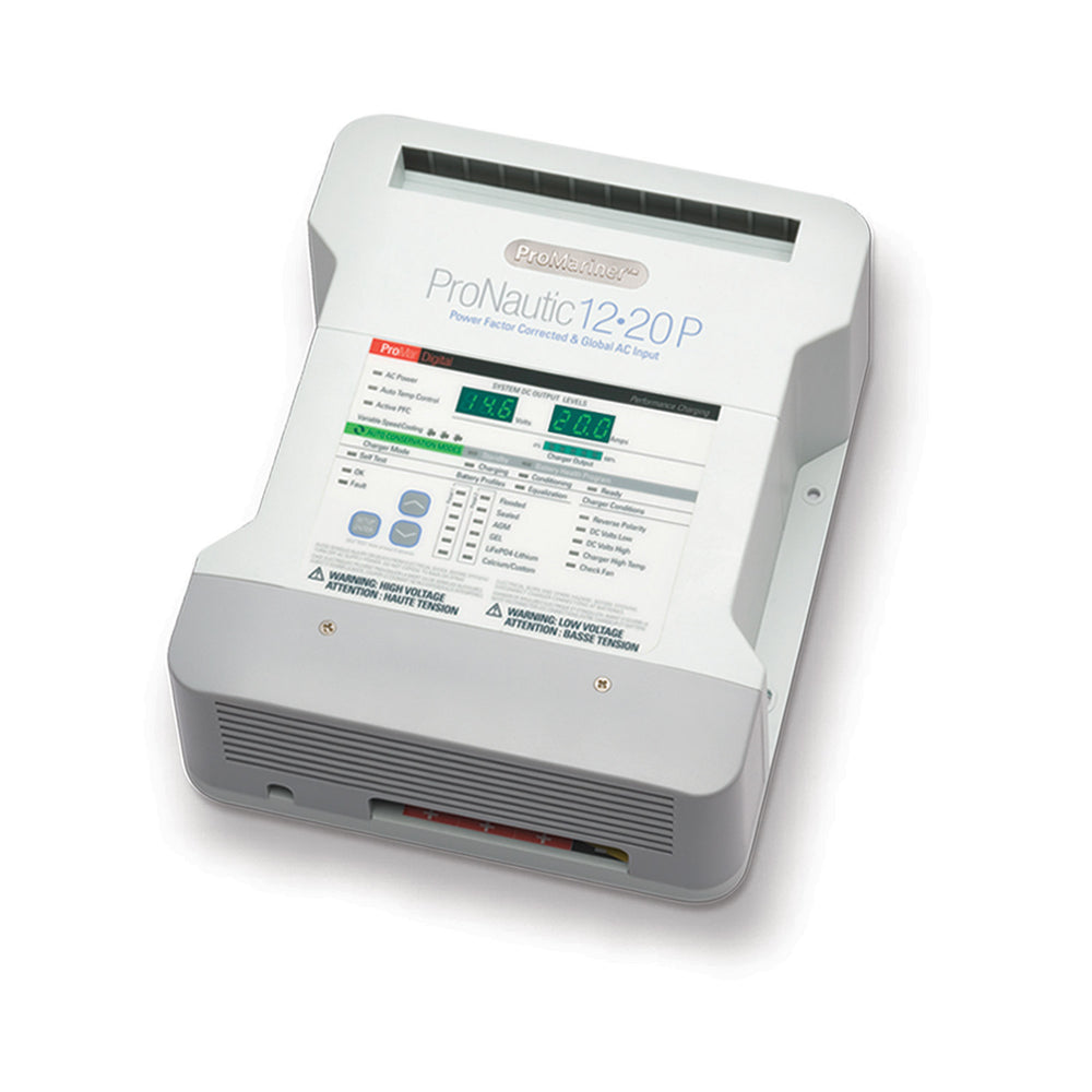ProMariner ProNautic 1220P 20 Amp 3 Bank Battery Charger • 63120