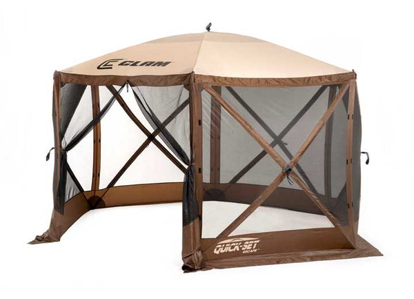 Quick-Set Escape 6-Sided Screen Shelter - Brown/Tan • 9879