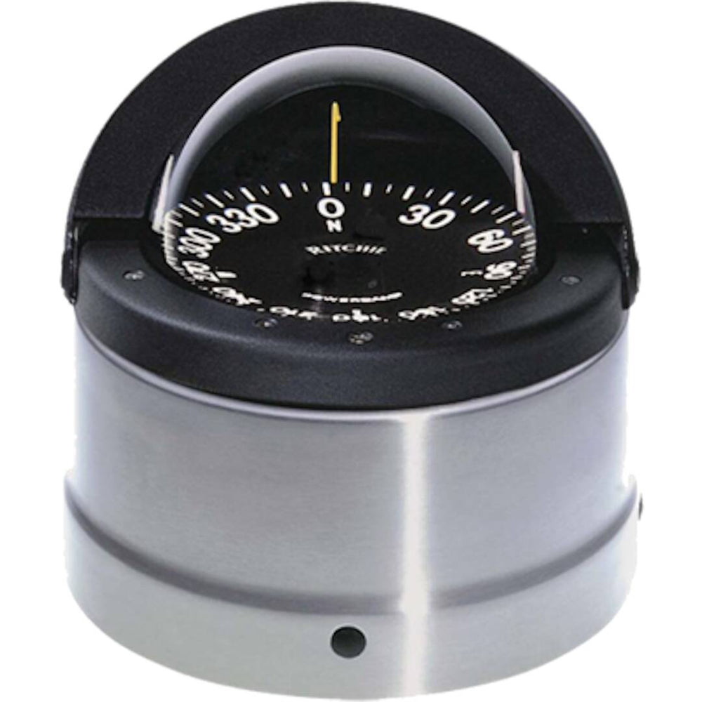 Ritchie Navigator Black/Polished Stainless Steel Binnacle Mount Compass • DNP-200