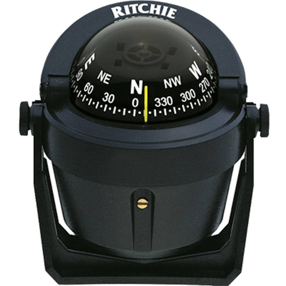 Ritchie Explorer Black Bracket Mount Compass • B-51