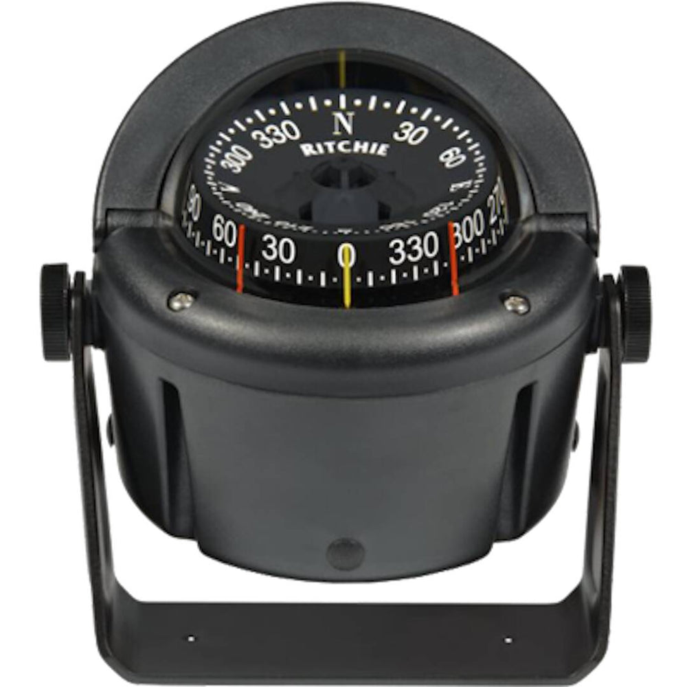Ritchie Voyager Black Flush Mount Compass • HB-741