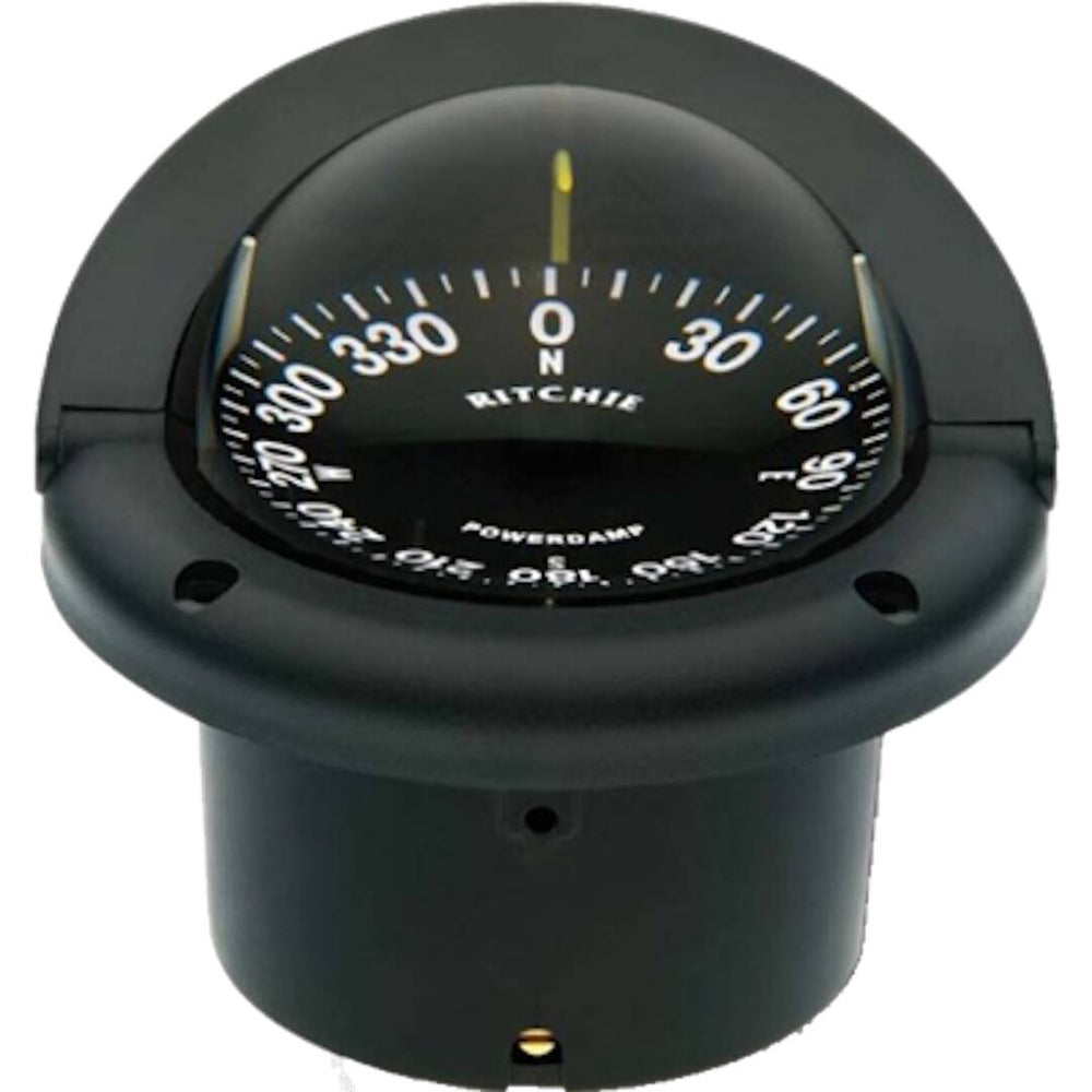Ritchie Helmsman Black Flush Mount Compass • HF-742