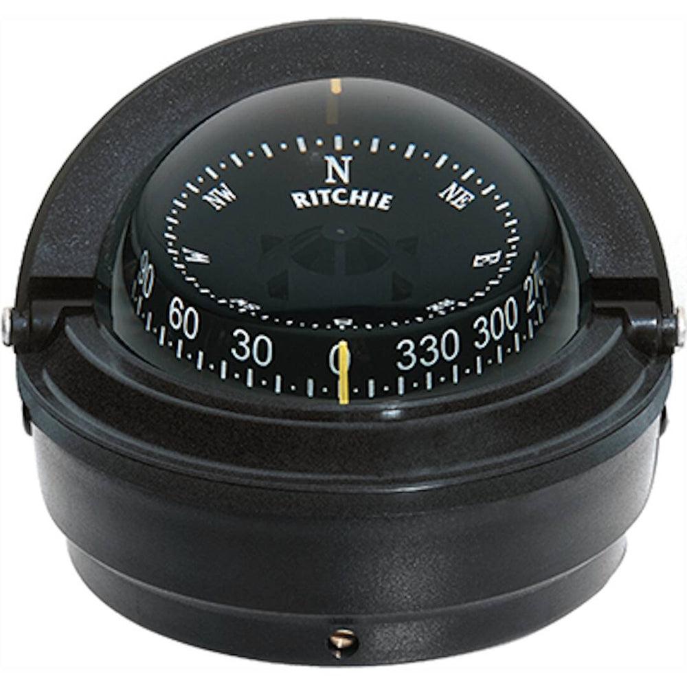 Ritchie Voyager Black Binnacle/Surface Mount Compass • S-87