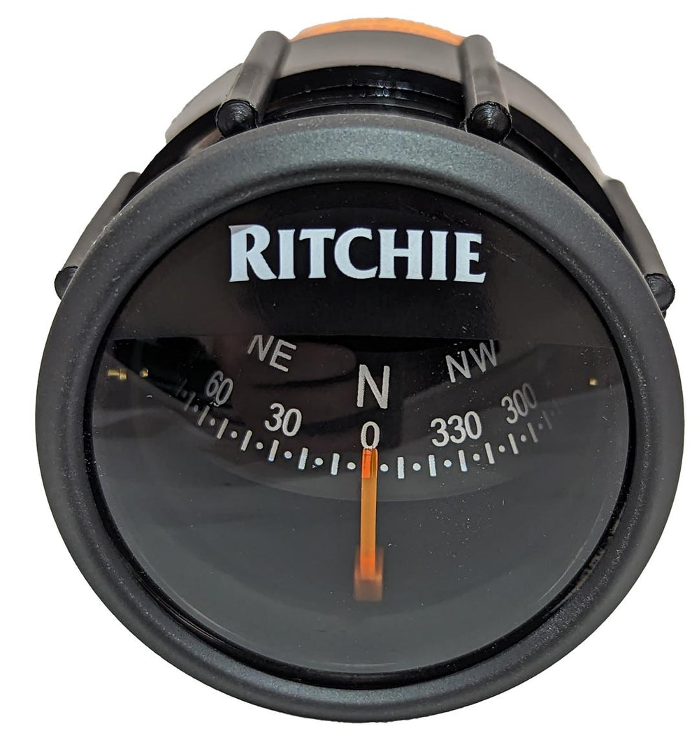 Ritchie RitchieSport Dash Mount Compass, Black Dial • X-23BB