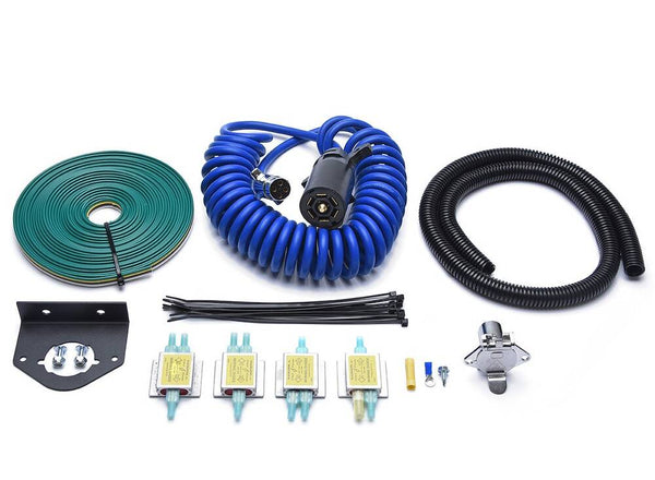 Roadmaster All-In-One Towed Vehicle Wiring Kit, 7-to-4 Wire Power Cord • 15247