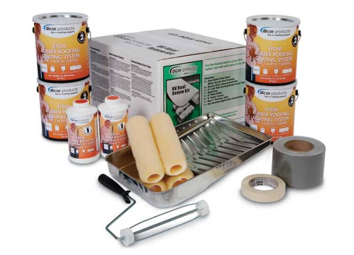 Dicor EPDM Rubber Roofing Coating System, White • RP-RRK-30