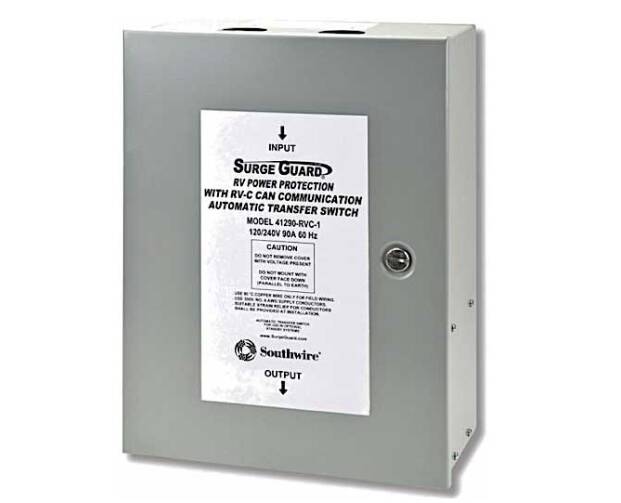 Southwire RV Power Protection With RV-C Communication Automatic Transfer Switch • 41390RVC