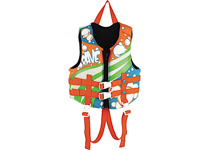 RAVE Sports Child Neoprene Life Vest - Youth 30-50 lbs. • 02432