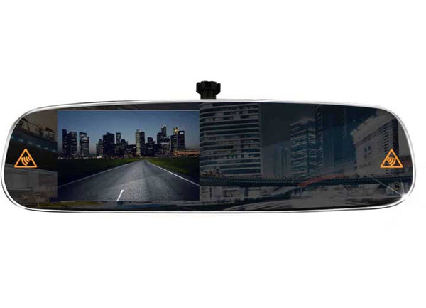 Rydeen 4.3" Frameless Mirror Monitor with Auto-Brightness Screen • BSS-MI