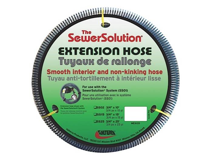 Valterra SewerSolution 15' Sewer Extension Hose for Use with the SewerSolution System • SS15