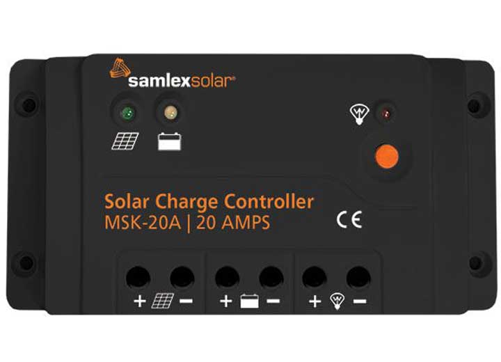 Samlex 20A Solar Charge Controller, 12 or 24V • MSK-20A