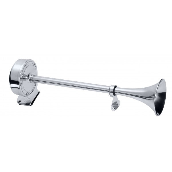 Schmitt & Ongaro Deluxe 12 V Stainless Steel Single Trumpet Horn • 10027