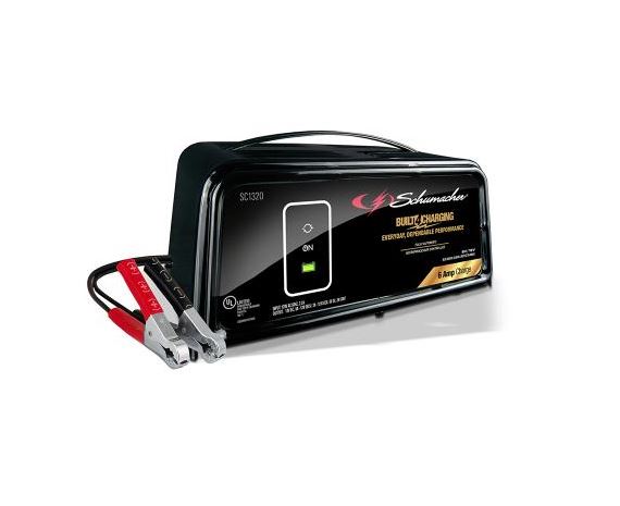 Schumacher 6V/12V 6 Charging Amps Portable Battery Charger and Maintainer • SC1320